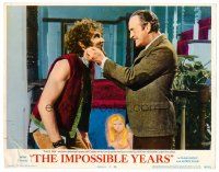 6b677 IMPOSSIBLE YEARS LC #3 '68 hippie Jeff Cooper tells dad David Niven to cool it!