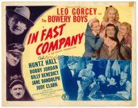 6b207 IN FAST COMPANY TC '46 Leo Gorcey & The Bowery Boys, pretty Jane Randolph & Judy Clark!