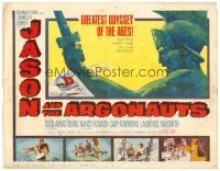 6b217 JASON & THE ARGONAUTS TC '63 special effects by Ray Harryhausen, cool art of colossus!