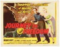 6b221 JOURNEY TO FREEDOM TC '57 anti-Communism, trapped in living hell of murder & terror!