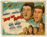 6b227 KEEP 'EM FLYING TC '41 Bud Abbott & Lou Costello in the United States Air Force!