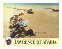 6b714 LAWRENCE OF ARABIA LC '62 David Lean classic, cool far shot of men with guns lined up on dune!