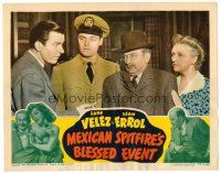 6b750 MEXICAN SPITFIRE'S BLESSED EVENT LC '43 Hugh Beaumont scolds Leon Errol for smoking!