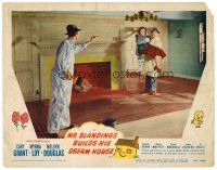 6b770 MR. BLANDINGS BUILDS HIS DREAM HOUSE LC #1 '48 Cary Grant carries Myrna Loy over threshold!