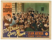 6b771 MR. DEEDS GOES TO TOWN LC '36 Gary Cooper & Jean Arthur at climax of the movie, Frank Capra