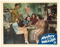 6b774 MURDER AT THE WINDMILL LC #5 '50 Garry Marsh watches four sexy girls playing cards!