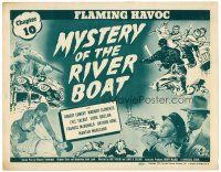 6b284 MYSTERY OF THE RIVER BOAT chapter 10 TC '44 Universal serial in 13 chapters, Flaming Havoc!
