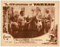 6b794 NEW ADVENTURES OF TARZAN chapter 4 LC '35 Bruce Bennett taken by natives to their white queen!