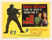 6b292 NIGHT FIGHTERS TC '60 Robert Mitchum runs wild with a red-hot machine gun in his hands!