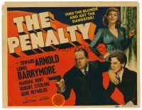 6b321 PENALTY TC '41 Edward Arnold needs to find the blonde & get the gangster!