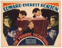 6b331 PRIVATE SECRETARY TC '35 great images of wacky Reverend Edward Everett Horton!