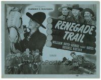 6b342 RENEGADE TRAIL TC R40s William Boyd as Hopalong Cassidy, Gabby Hayes, Russell Hayden