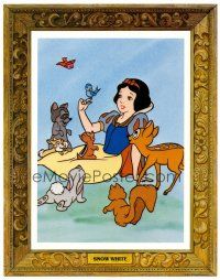 6b919 SNOW WHITE & THE SEVEN DWARFS LC R75 Disney cartoon classic, from cool picture frame set!