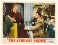 6b935 STUDENT PRINCE LC #4 '54 pretty Ann Blyth quarrels with handsome Edmund Purdom!