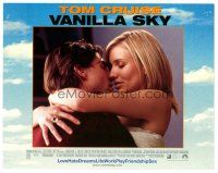 6b973 VANILLA SKY LC '01 Cameron Crowe, best close up of Tom Cruise kissing sexy Cameron Diaz!