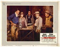 6b978 WAR WAGON LC #5 '67 John Wayne, Kirk Douglas, Howard Keel, Keenan Wynn & Robert Walker!