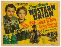 6b442 WESTERN UNION TC '41 Zane Grey, Fritz Lang, Robert Young, Randolph Scott