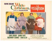 6b985 WHITE CHRISTMAS LC '54 wacky image of top four stars behind overweight cut-out figures!