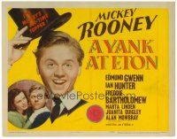 6b453 YANK AT ETON TC '42 Mickey Rooney in tuxedo and top hat with pretty girl!