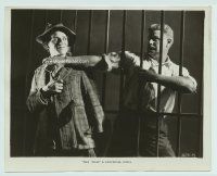 6c773 TRAP 8x10 still '22 Alan Hale behind bars in jail cell grabs at Lon Chaney Sr.!
