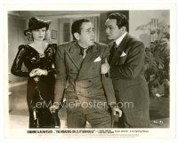 6c073 AMAZING DR. CLITTERHOUSE 8x10 still '38 Edward G. Robinson, Humphrey Bogart & Claire Trevor!