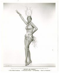 6c079 ANITA EKBERG 8x10 still '50s sexiest full-length portrait in skimpy showgirl outfit!