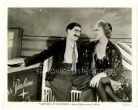 6c093 AT THE CIRCUS 8x10 still R62 cool image of Groucho Marx & sexy Eve Arden!