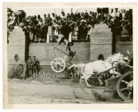 6c108 BEN-HUR 8x10 still '60 cool action image of Joe Canutt flung in air in chariot race!
