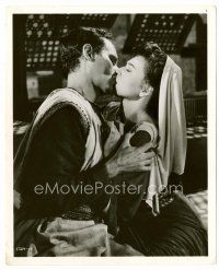 6c111 BEN-HUR deluxe 8x10 still '60 romantic close up of Charlton Heston & pretty Haya Harareet!