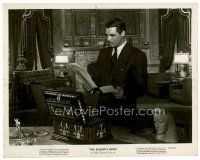 6c126 BISHOP'S WIFE 8x10 still '48 great image of angel Cary Grant looking at papers!