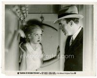 6c155 BUREAU OF MISSING PERSONS 8x10 still '33 great image of Bette Davis & Pat O'Brien!