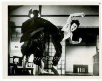 6c192 CHINESE CONNECTION 8x10 still '73 Lo Wei's Jing Wu Men, Bruce Lee kicking in mid-air!