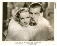 6c230 DESIRE 8x10 still '36 wonderful close up of Gary Cooper & sexy Marlene Dietrich!