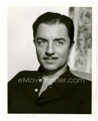 6c249 DOUBLE WEDDING 8x10 still '37 head & shoulders portrait of William Powell by Hurrell!