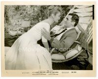 6c287 FLY 8x10 still '58 romantic close up of Patricia Owens & Al Hedison before he changed!