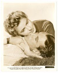 6c289 FOR WHOM THE BELL TOLLS deluxe 8x10 still '43 romantic image of Ingrid Bergman & Gary Cooper!