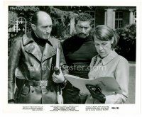 6c301 FROM RUSSIA WITH LOVE 8x10 still R65 bad guys watch Russian Lotte Lenya read papers!