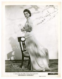 6c310 GENTLEMAN'S AGREEMENT 8x10 still '47 Elia Kazan, cool full-length image of Dorothy McGuire!