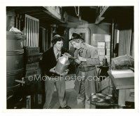 6c327 GO WEST 8x10 still '40 great image of wacky Chico & Harpo Marx look in milk jug!