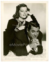 6c364 HOLIDAY 8x10 still '38 Katharine Hepburn laying on top of Cary Grant!