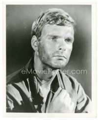 6c436 KEIR DULLEA 8x10 still '64 close up as the intense soldier from The Thin Red Line!