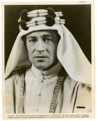 6c452 LAWRENCE OF ARABIA 8x10 still '63 David Lean classic, best close up of Peter O'Toole!