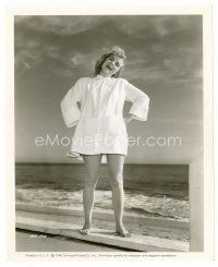 6c521 MEG RANDALL 8x10 still '49 great full-length image in short jacket on beach!