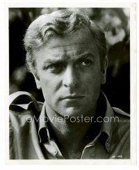 6c525 MICHAEL CAINE 8x10 still '68 young head & shoulders portrait in collared shirt from Deadfall!