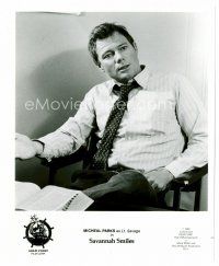 6c526 MICHAEL PARKS 8x10 still '82 close up seated at desk from Savannah Smiles!