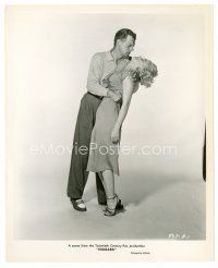 6c559 NIAGARA 8x10 still '53 Joseph Cotten & sexy swooning Marilyn Monroe!