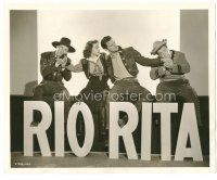 6c629 RIO RITA deluxe 8x10 still '42 Abbott & Costello, Carroll & Grayson by Clarence Sinclair Bull