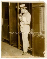 6c649 RUDOLPH VALENTINO 8x10 news photo '26 debonnaire to the nth degree dodging marriage questions!