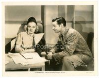 6c656 SARATOGA 8x10 still '37 wonderful image of Clark Gable & beautiful Jean Harlow!