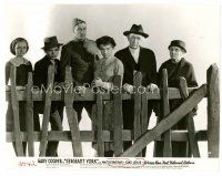 6c666 SERGEANT YORK 7.5x9.5 still '41 most decorated WWI soldier Gary Cooper with top cast!